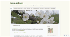 Desktop Screenshot of groengeloven.com